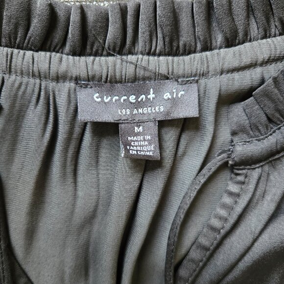 Current Air Women's Black Ruffle Dress Black Medium - Picture 2 of 3